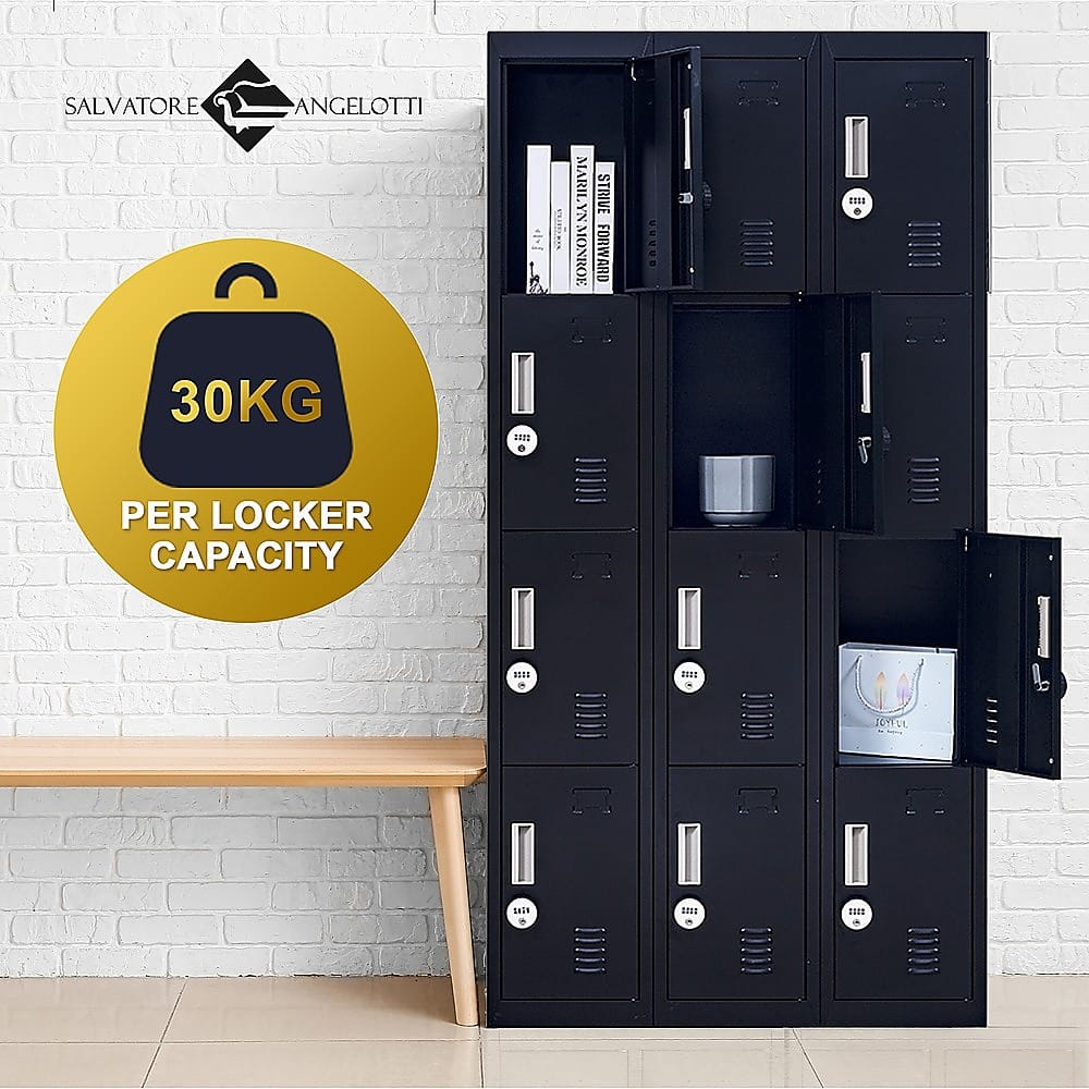 Steel Storage Locker 12 Doors 3x4cm
