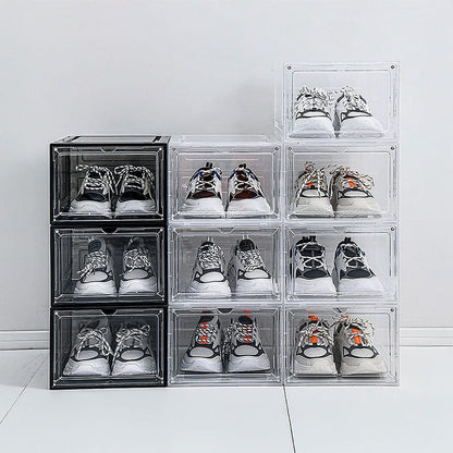 Shoe Display Case Clear Stackable