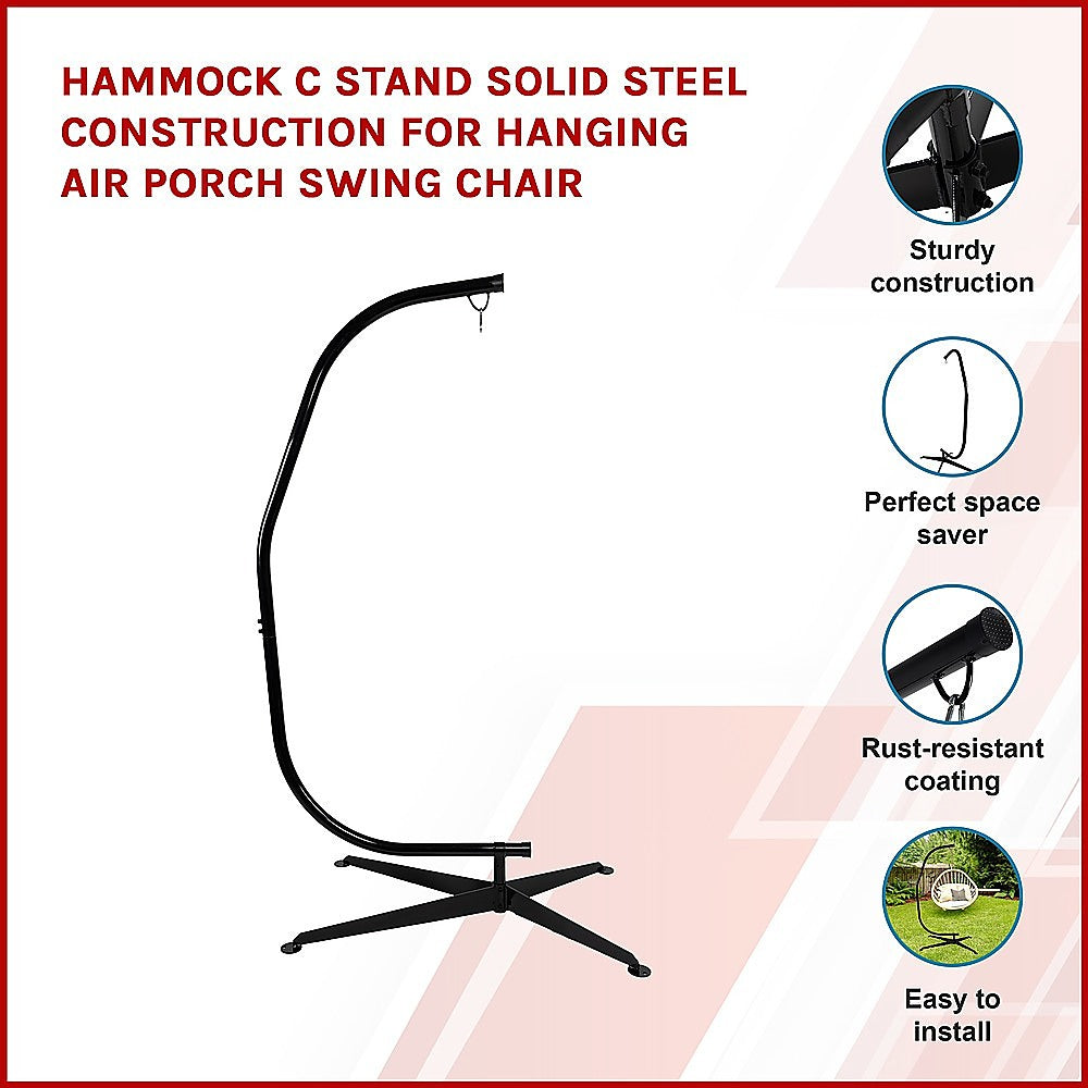 Solid Swing: Hammock C Stand