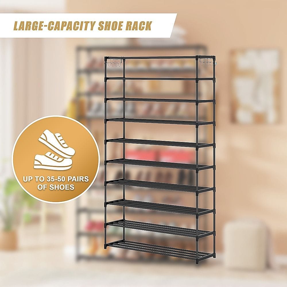 Shoe Rack Metal 10 Tier