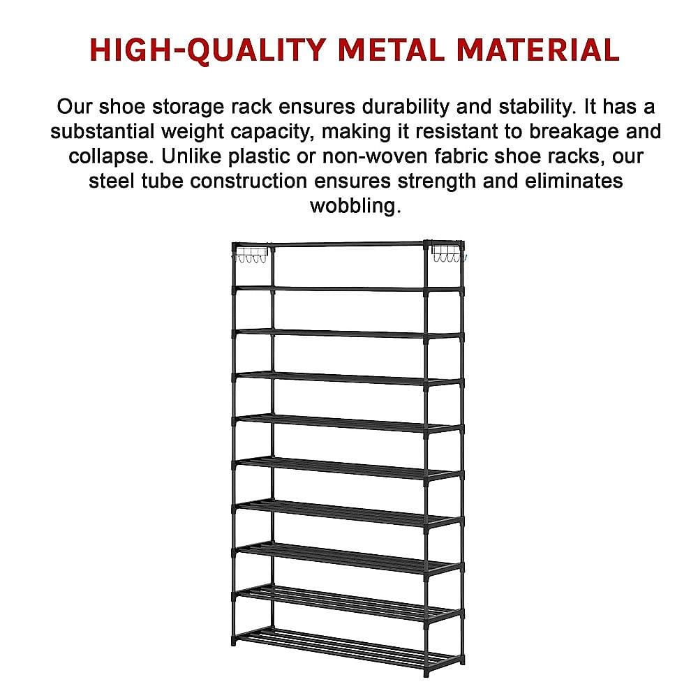 Shoe Rack Metal 10 Tier