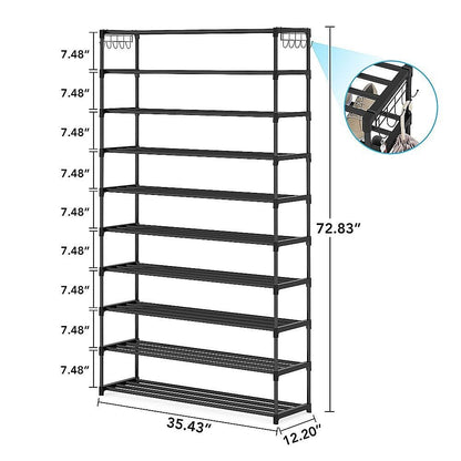 Shoe Rack Metal 10 Tier