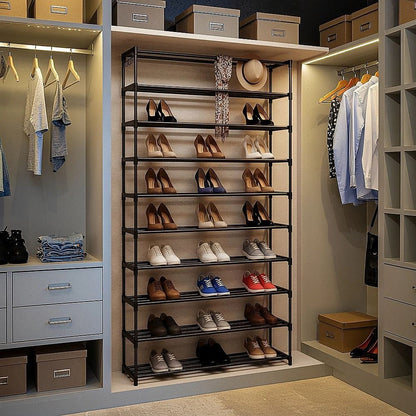 Shoe Rack Metal 10 Tier