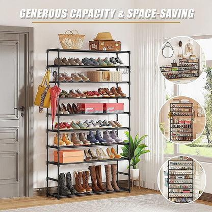 Shoe Rack Metal 10 Tier