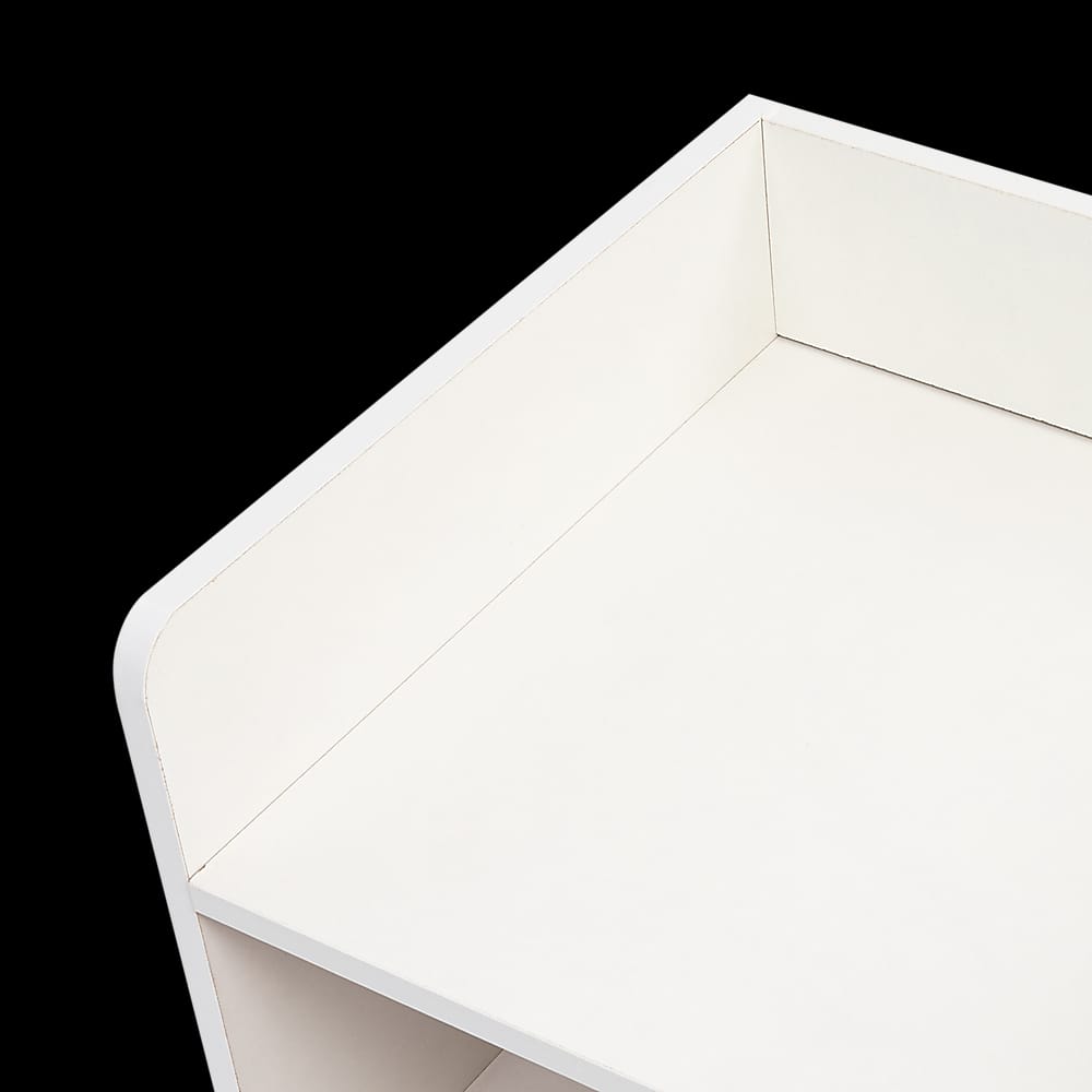 Bedside Table With Storage Drawer 36x30x45cm