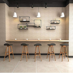 Retro Industrial Floating Shelves: Black Metal Ledge
