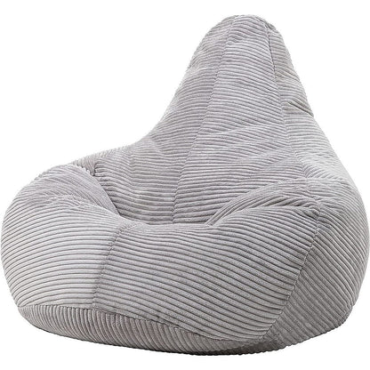 Large Beanbag Chair Cover Grey