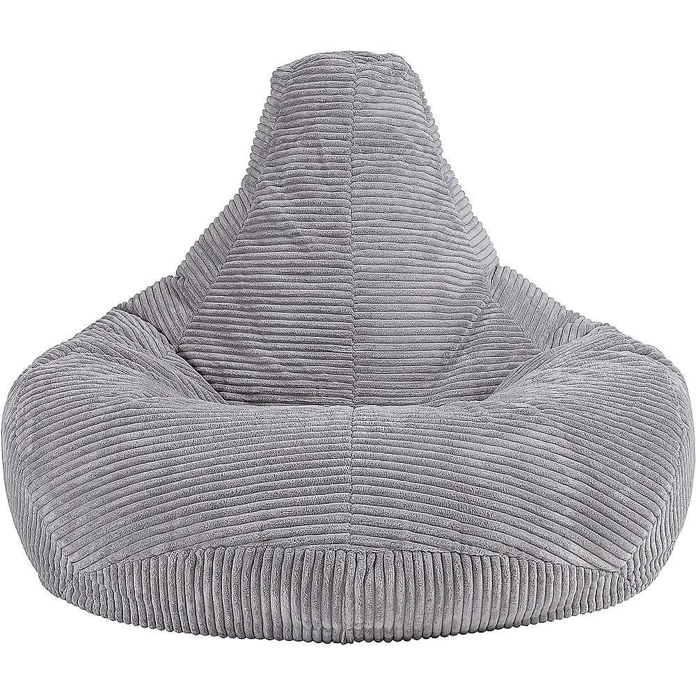 Large Beanbag Chair Cover Grey