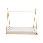 Kids Tent Montessori Toddler Floor Bed Wooden Bedframe Slat Support