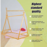 Kids Tent Montessori Toddler Floor Bed Wooden Bedframe Slat Support