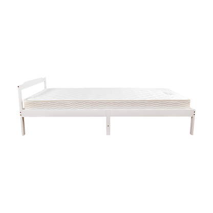 Natural Wooden Bed Frame Home Furniture Slat Support Wooden Frame