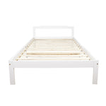 Natural Wooden Bed Frame Home Furniture Slat Support Wooden Frame