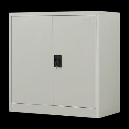 Metal Storage Cabinet Grey 90x45x90cm