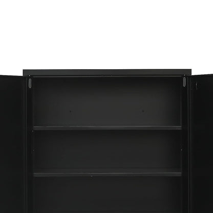 Metal Storage Cabinet Shelf 90x45x90cm