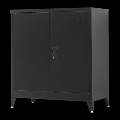 Metal Storage Cabinet Shelf 90x45x100cm