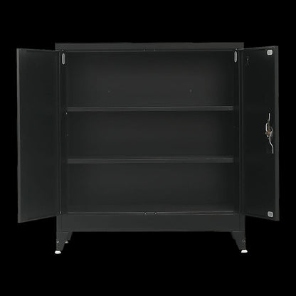 Metal Storage Cabinet Shelf 90x45x100cm