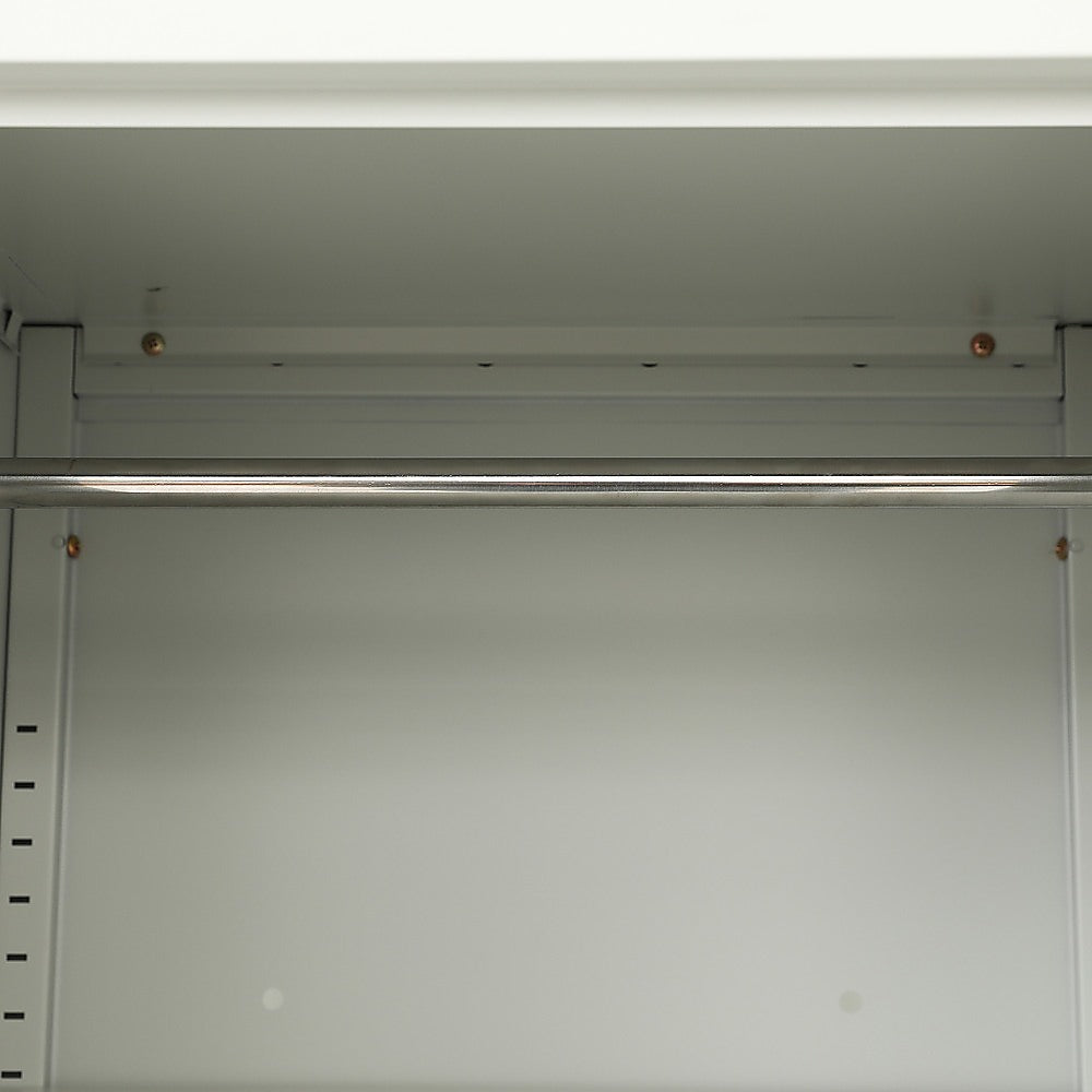 Single-Door Metal Tall Storage Cabinet For Home Office Or Gym