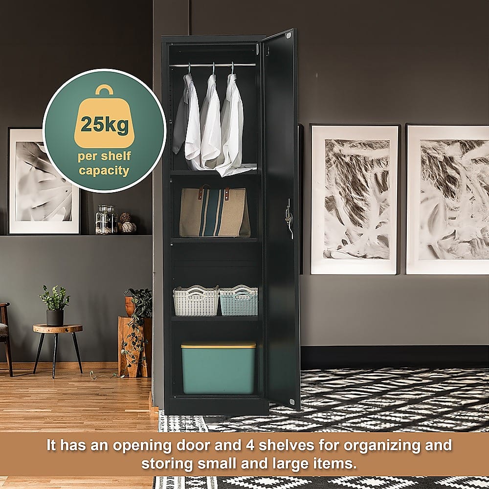 Metal Storage Cabinet Tall 50x45x181cm