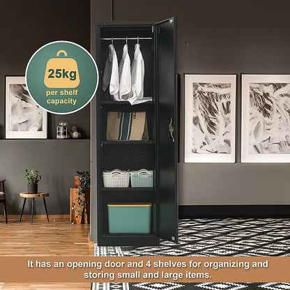 Metal Storage Cabinet Tall 50x45x181cm