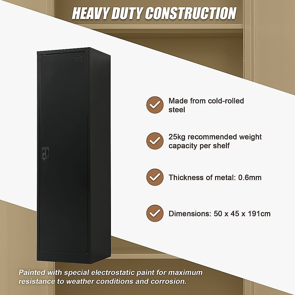 Metal Storage Cabinet Tall 50x45x181cm