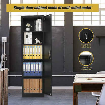 Metal Storage Cabinet Tall 50x45x181cm