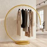High Capacity Floor Clothing Rack 160cm with Curved Bar