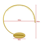 High Capacity Floor Clothing Rack 160cm with Curved Bar