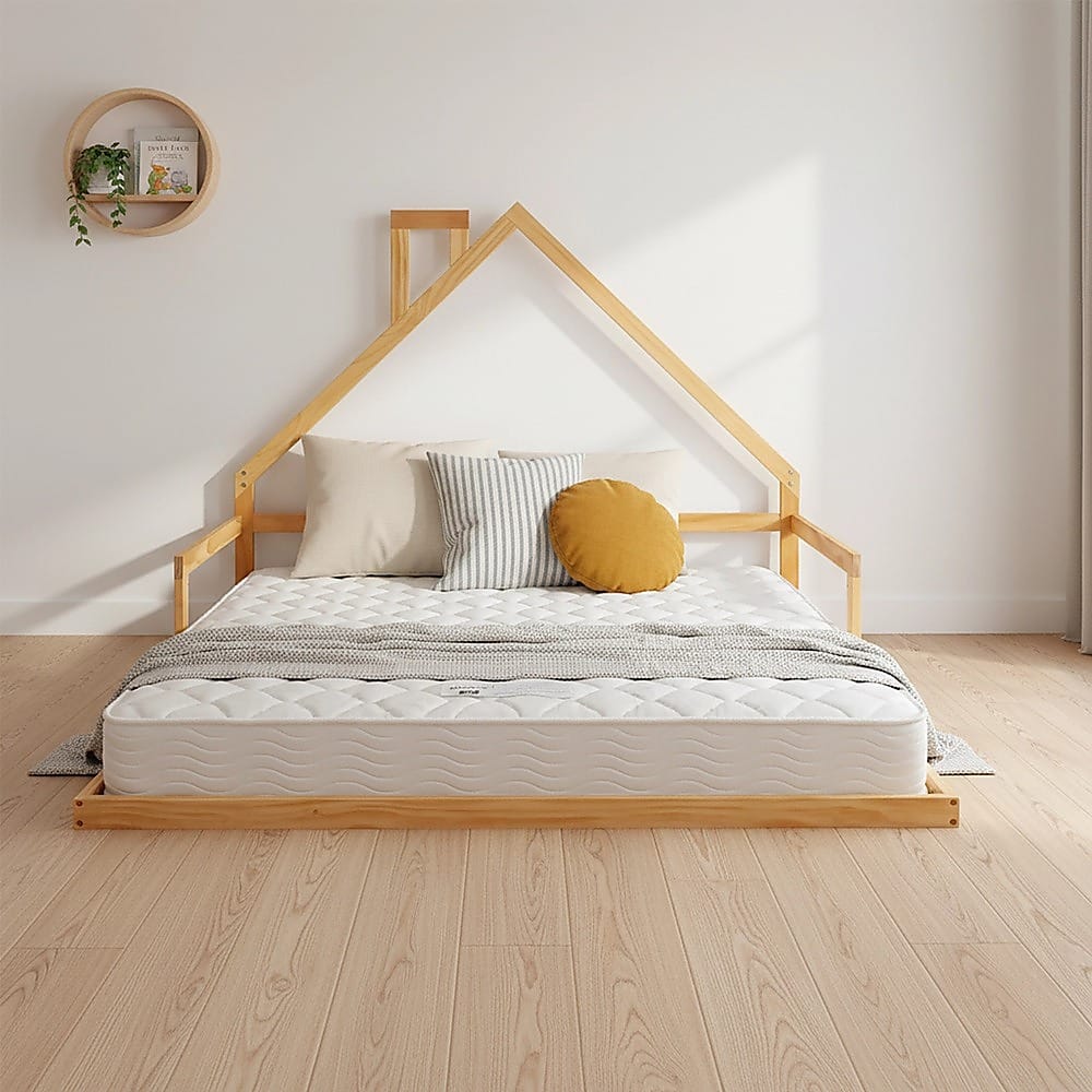 Pine Wood Bed Frame Double 194x142.5x111.5cm