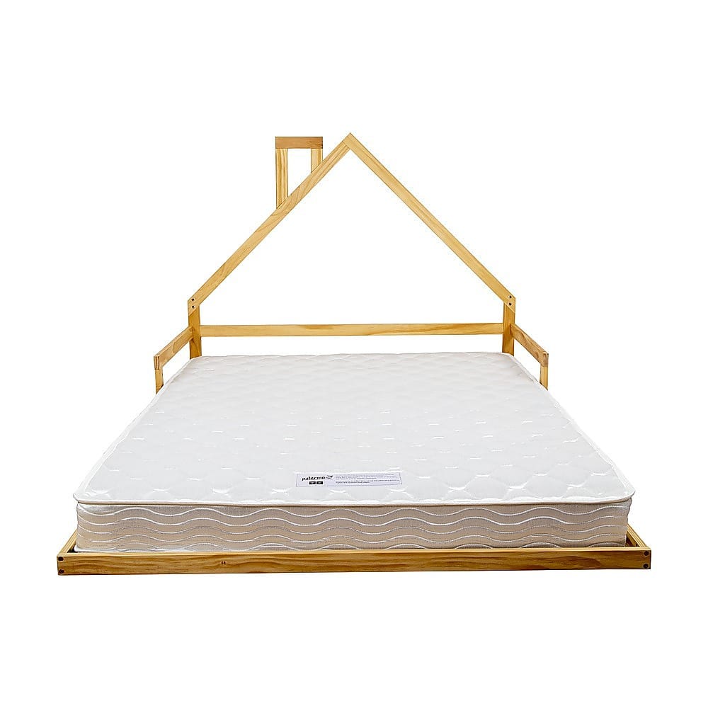 Pine Wood Bed Frame Double 194x142.5x111.5cm