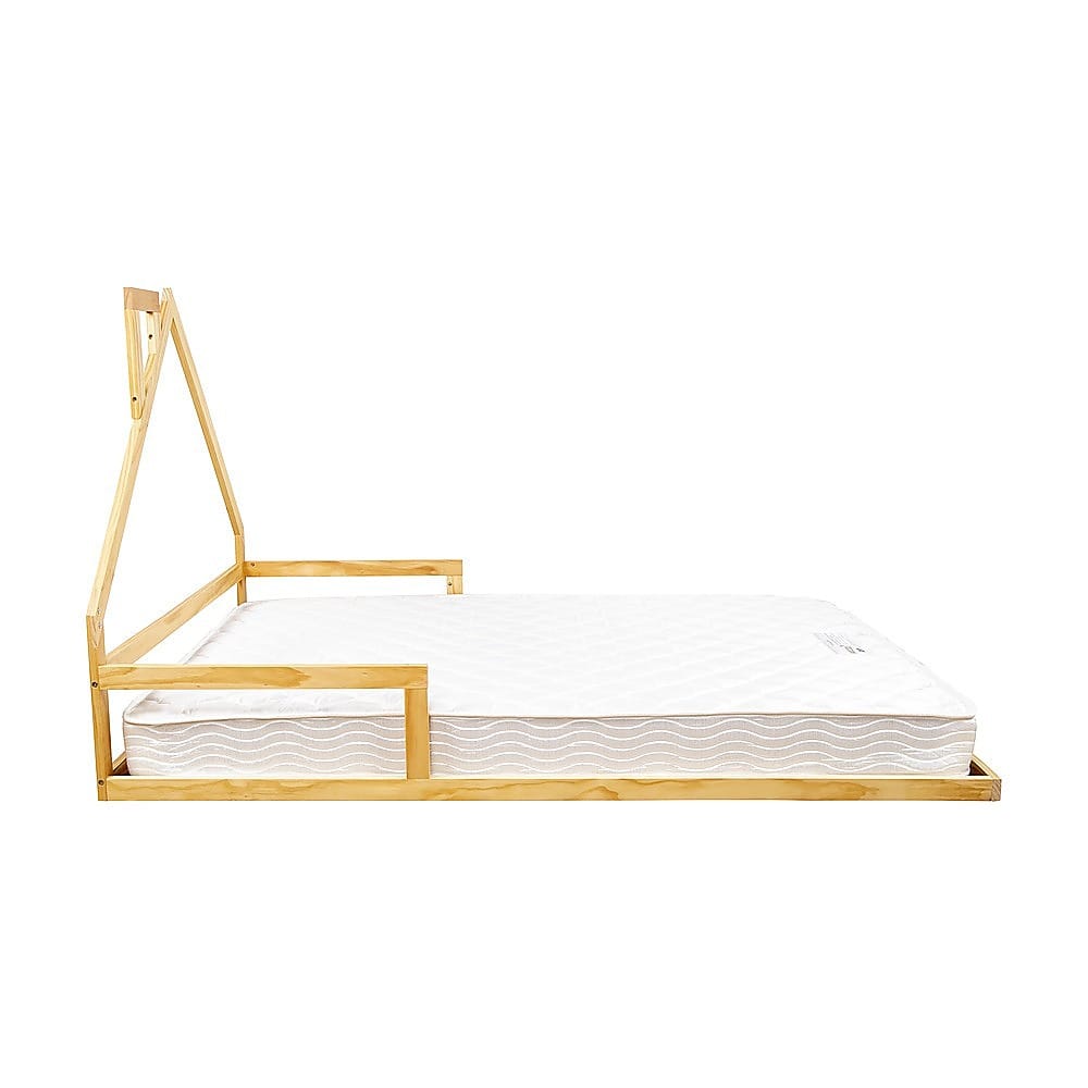 Pine Wood Bed Frame Double 194x142.5x111.5cm