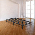 Single Full Metal Bed Frame Base Sturdy Steel Bed Base For