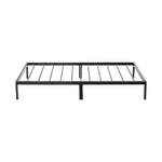 Single Full Metal Bed Frame Base Sturdy Steel Bed Base For