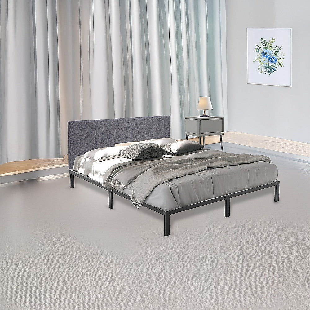 King Single Full Metal Bed Frame Base Sturdy Steel Bed Base For