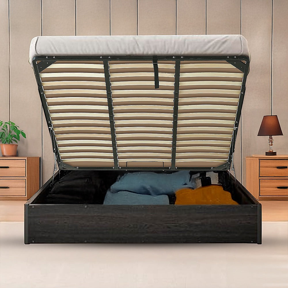 King Gas Lift Bed Mechanism With Frame Storage Platform & Sofa Bed