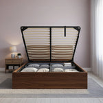 Queen Gas Lift Bed Mechanism With Frame Storage Platform & Sofa Bed