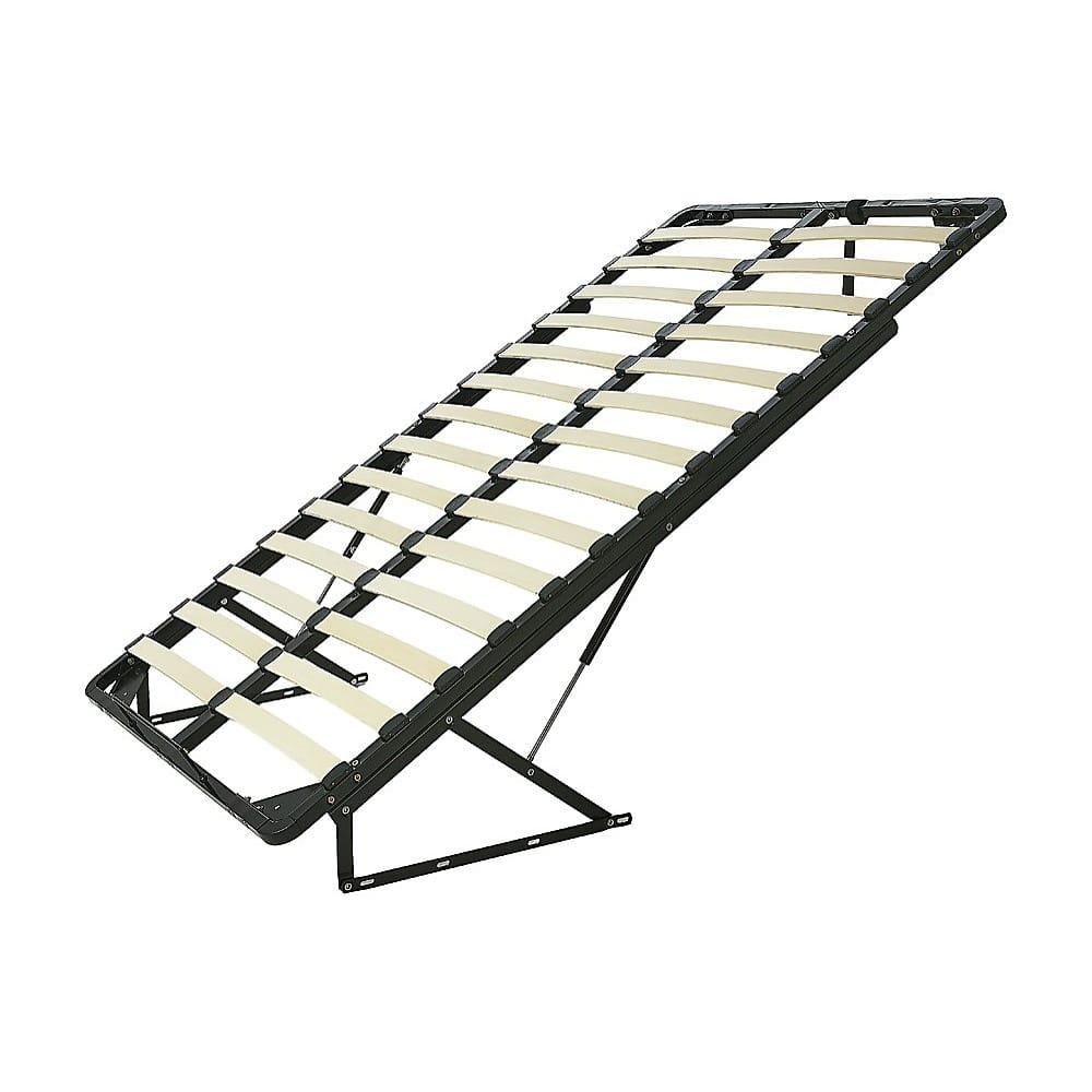 Gas Lift Bed Frame Black 107x203cm