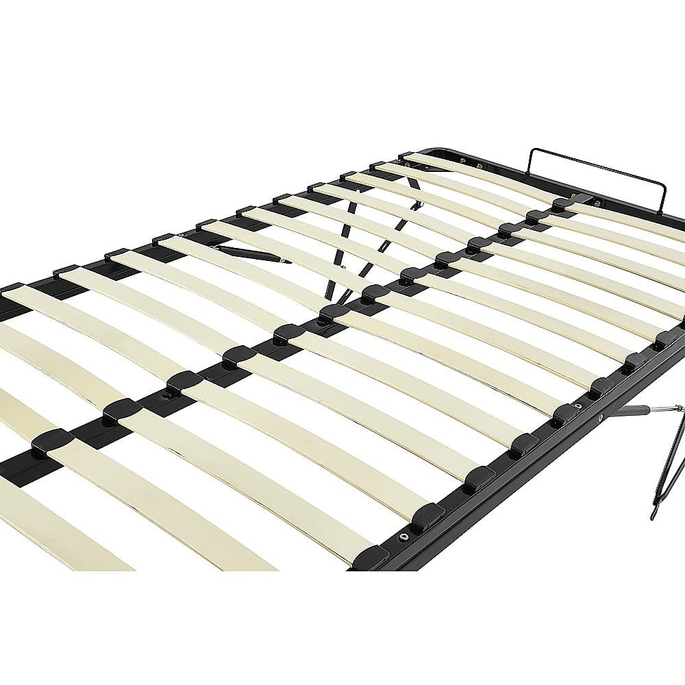 Gas Lift Bed Frame Black 107x203cm