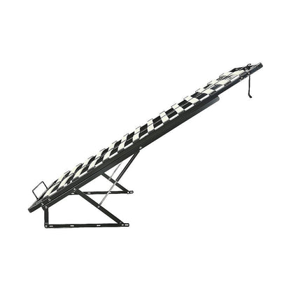Gas Lift Bed Frame Black 107x203cm