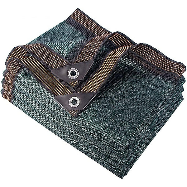  15m x 2m Fence Windscreen Privacy Screen Shade Cover Dark Green Fabric Mesh Garden