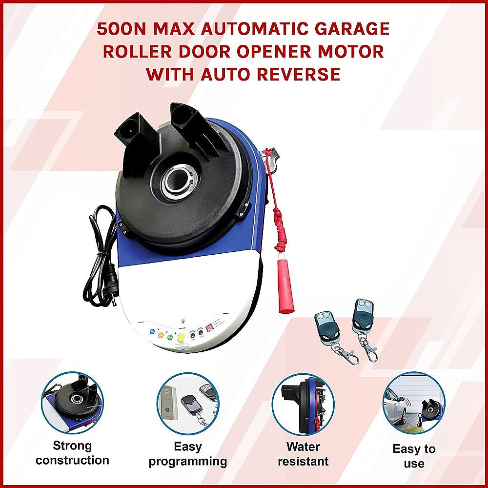 Automatic Garage Roller Door Opener (500N Max)