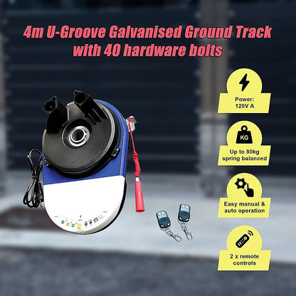 Automatic Garage Roller Door Opener (500N Max)
