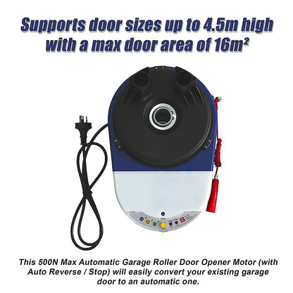 Automatic Garage Roller Door Opener (500N Max)