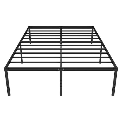 Queen Metal Bed Frame 45Cm High Full Steel Base Platform Gas Lift - 2