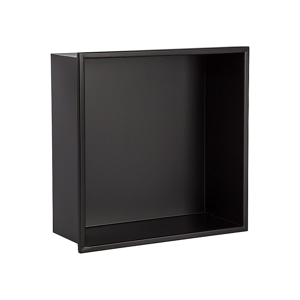 Stainless Steel Shower Niche 33x33cm Double Shelf | Home & Living