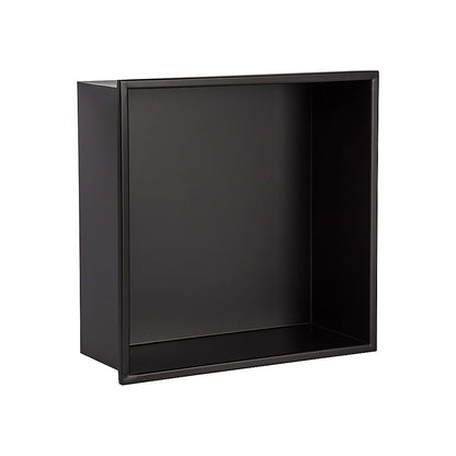 Stainless Steel Shower Niche 33x33cm Double Shelf | Home & Living