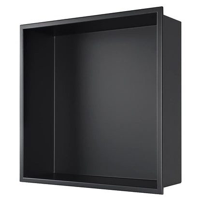 Stainless Steel Shower Niche 33x33cm Double Shelf | Home & Living