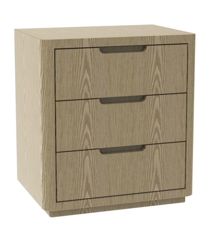 Bedside Table Oak 61cm
