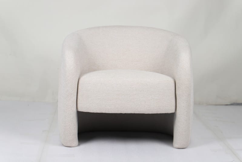 Beige Fabric Chair 72cm