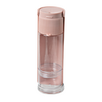 Ribbed Portable Pet Bottle In Emerald/Pink/White