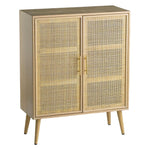 Two Door Rattan Cabinet